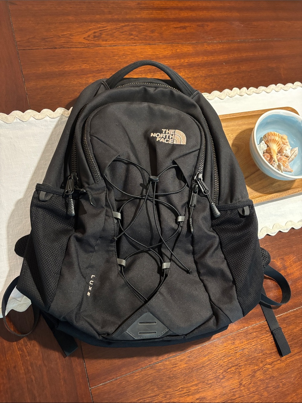 The North Face Black Luxe line Backpack like new no wear